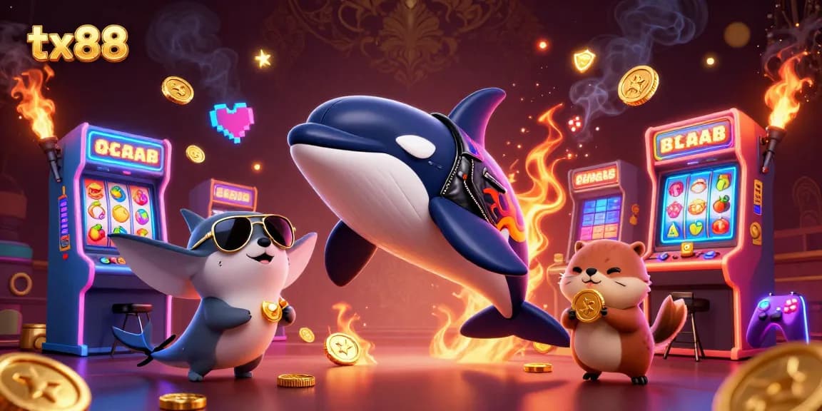 Engage with the dynamic world of tx88, where sea creatures dive into electrifying slot action.