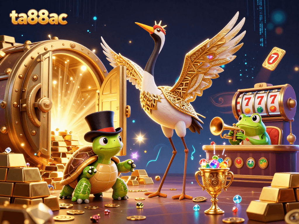 Join the excitement at ta88ac as you spin the reels in a vibrant 3D digital casino world.