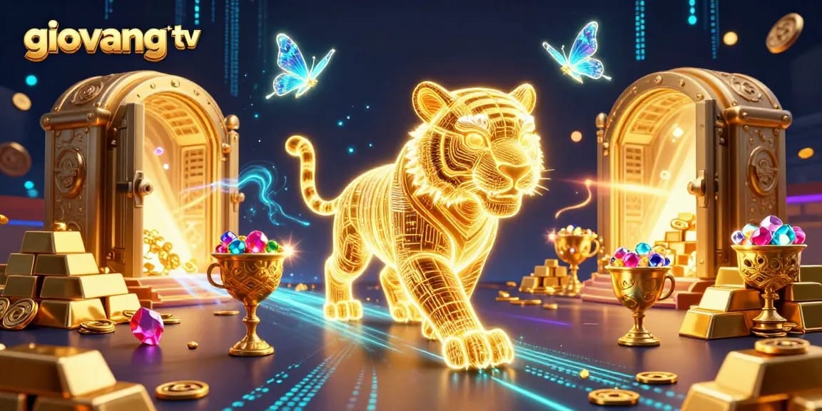 Experience thrilling betting with giovang tv's golden landscapes and vibrant gaming elements.
