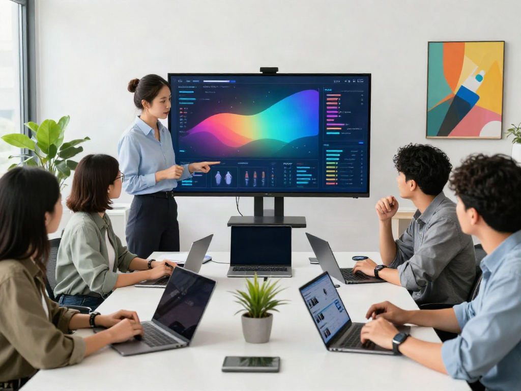 Marketing team collaborating on strategies at https://go889.de.com/ in a modern office.