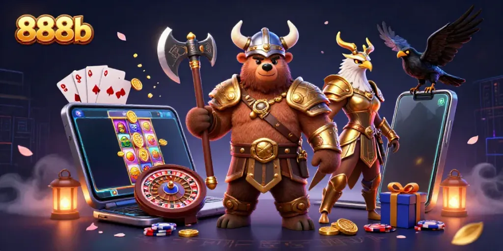 Play thrilling online slot adventures with 888b's vibrant gaming experience and dynamic visuals.
