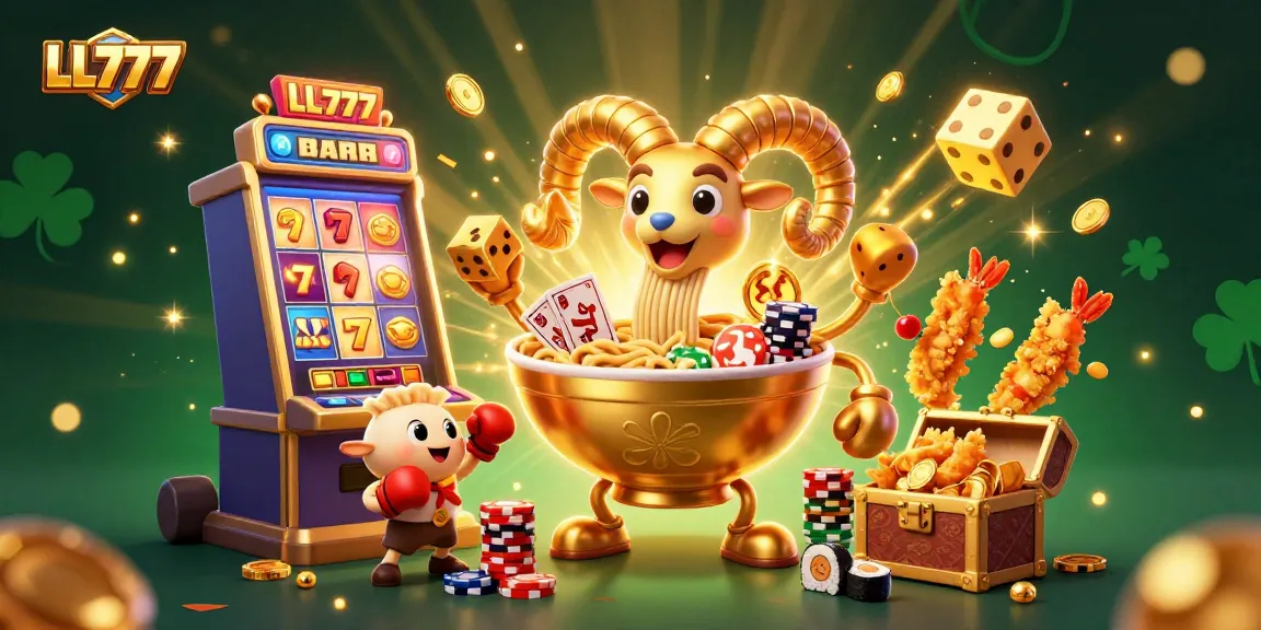 Experience thrilling gameplay on LL777 with a vibrant casino scene featuring amazing characters!