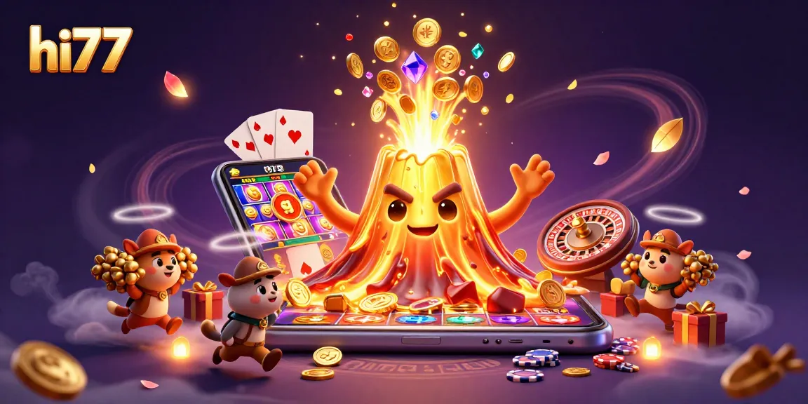 Experience excitement at hi77 with golden volcanoes and treasure while playing thrilling casino games.